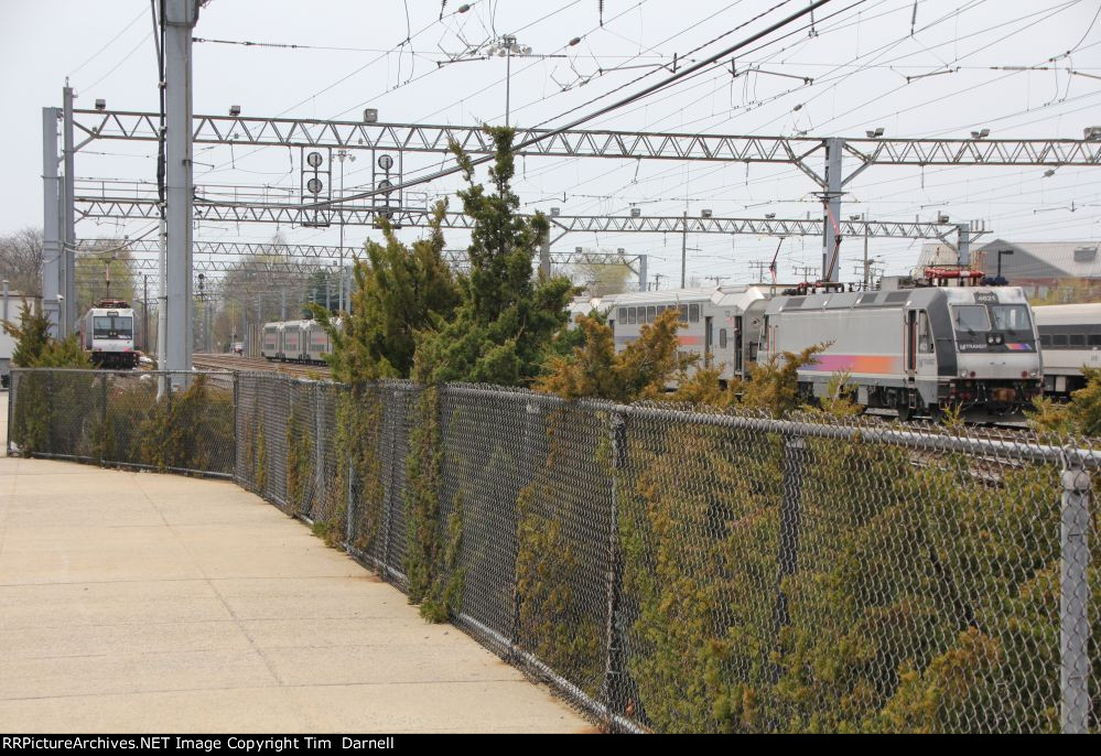 NJT 4615, 4621 layover for the weekend.
